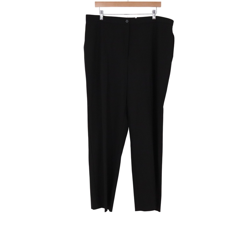 Jaclyn Smith Dress Pants Womens 18 Slenderizing Fit Black Tummy Control NEW
